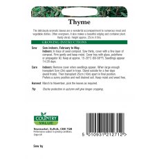 Thyme C V Seeds
