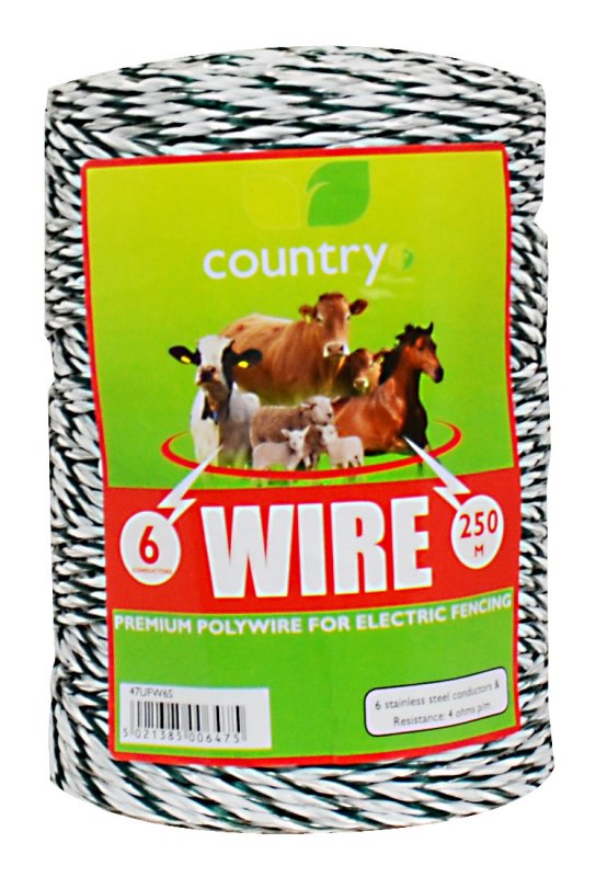 Country UF Country Polywire 6 Strand Supercharge