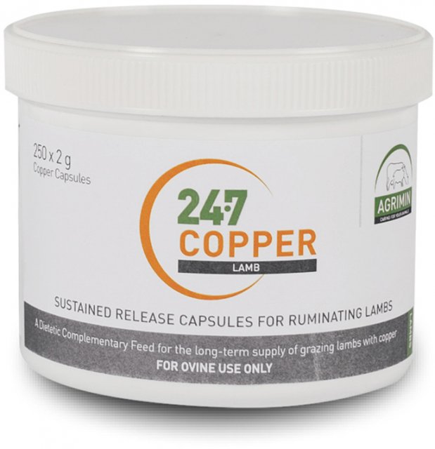 Agrimin 24-7 Copper Bolus Lamb 2g 250pk