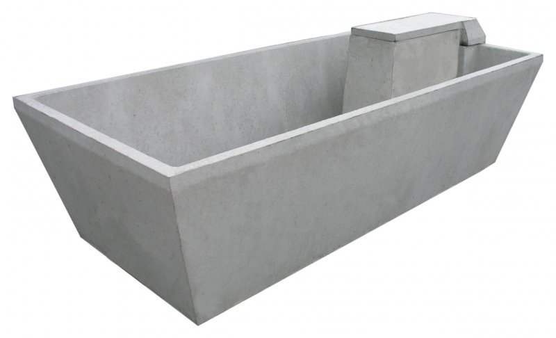Craven Concrete Concrete Water Trough 400gal Rectangle 8'4' X 4'