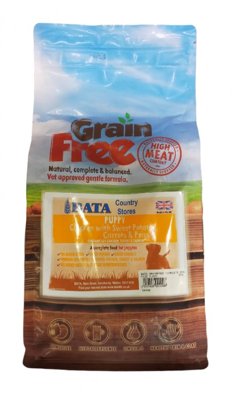 BATA BATA Grain Free Complete Dog Food Puppy - 2kg