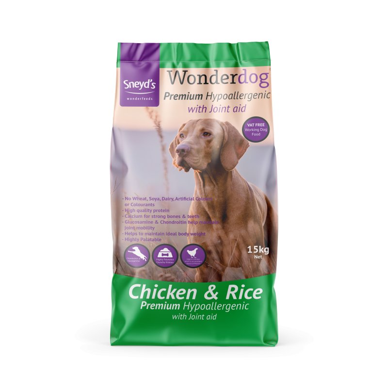 Sneyds Sneyds Wonderdog Premium Adult Chicken & Rice - 15kg