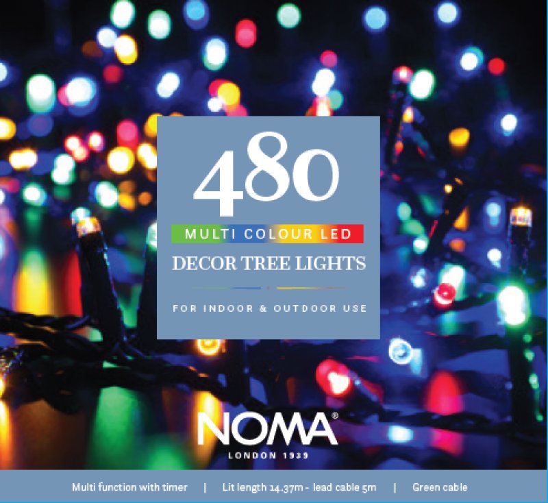 NOMA Multifunction Multicolour Tree Lights - 480
