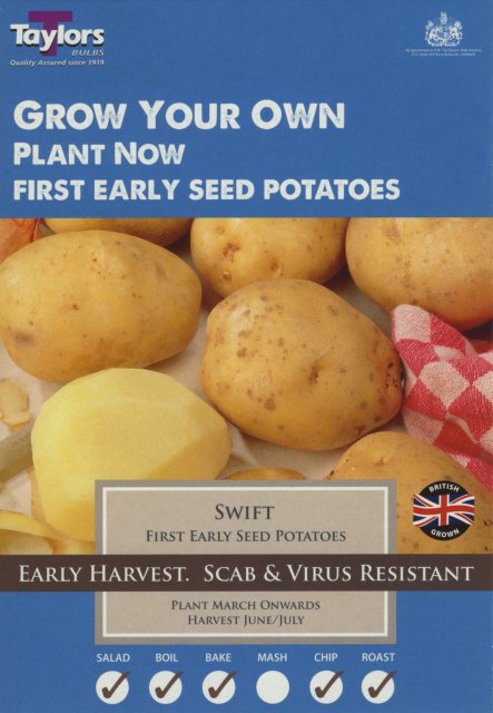 Taylors Bulbs Swift Seed Potato - 10pk