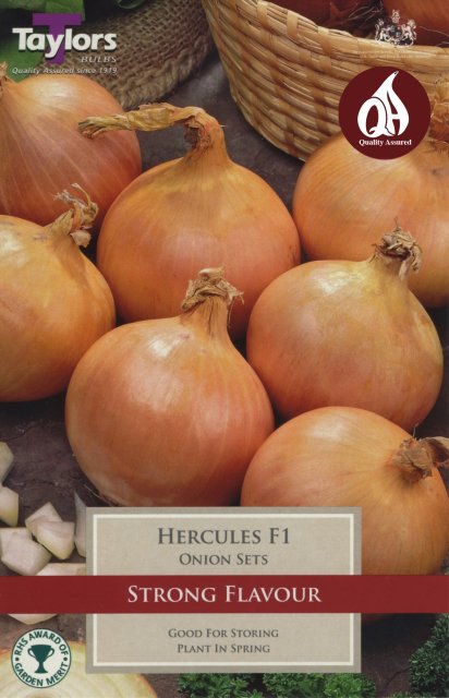Taylors Bulbs Onion Sets Hercules - 50pk