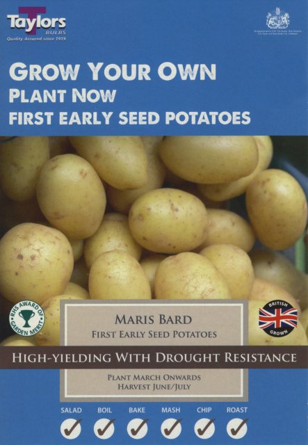 Taylors Bulbs Maris Bard Seed Potato - 10pk