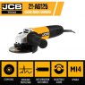JCB JCB 850W 125mm Angle Grinder 240V | 21-AG125