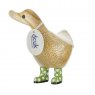 DCUK Natural Spotty Welly Ducky