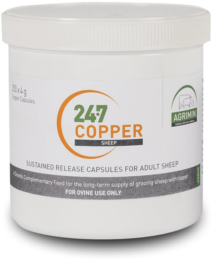 Agrimin Copper Bolus 4g Ewes 250 Pack BATA Ltd