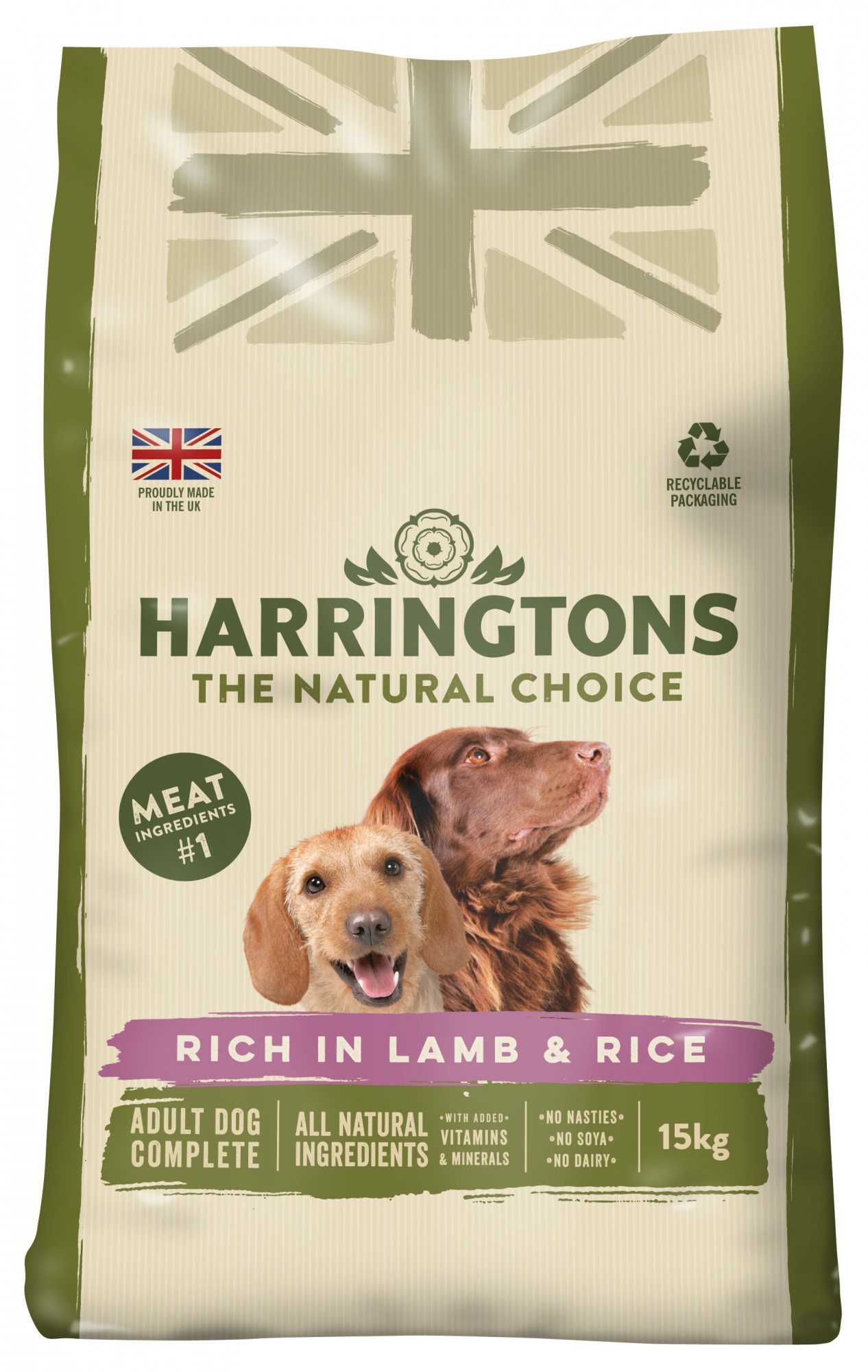 Perforeren Elektrisch stikstof Harringtons Lamb & Rice Dog Food - 15kg - BATA Ltd