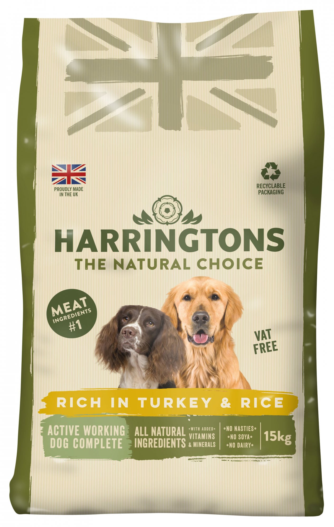 Harringtons Active Worker Dog Food 15kg BATA Ltd