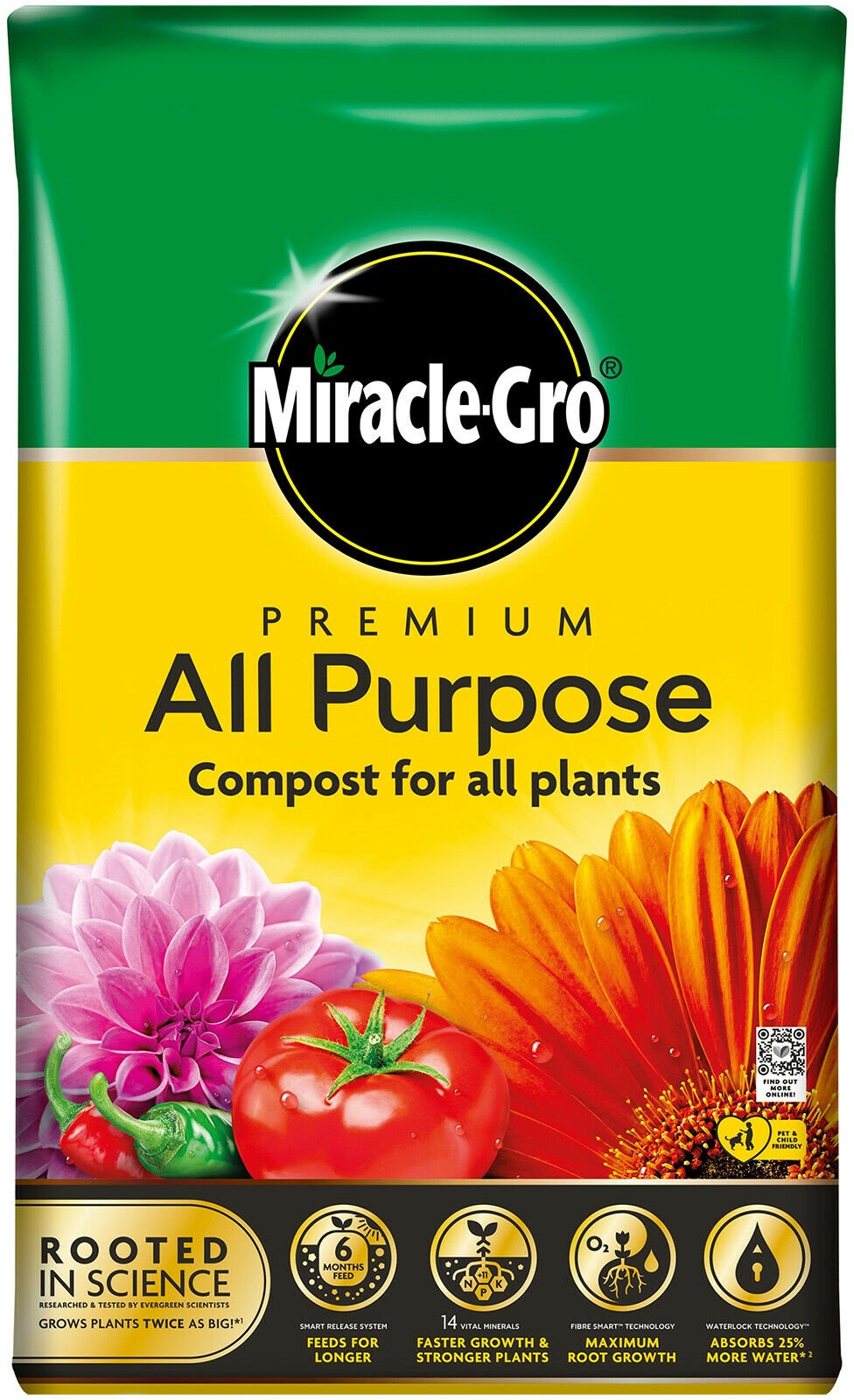 compost miracle gro yellow bag