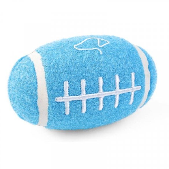 Squeaky rugby ball dog toy cheap