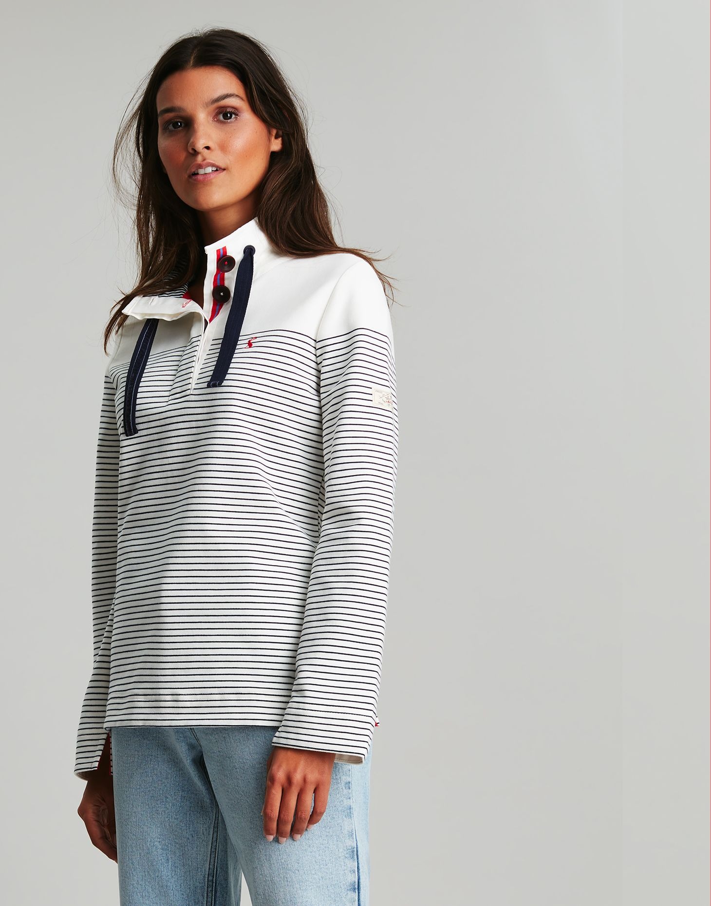 206105947 Funnel Neck Soft Feel Sweat Ju Cobalt Blue main image 1