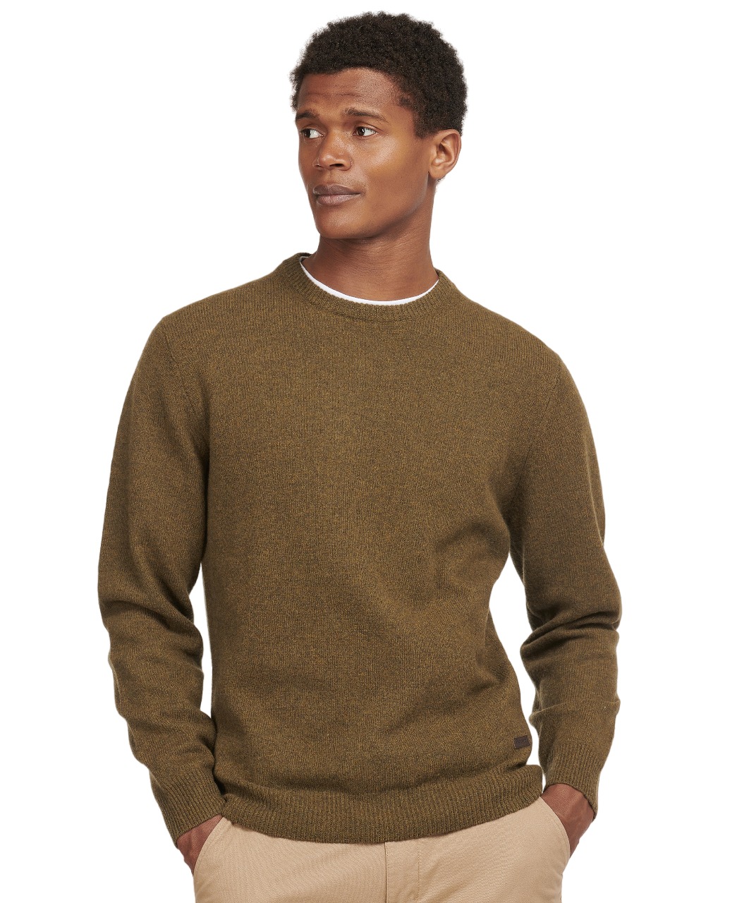 Barbour patch crew sweater discount
