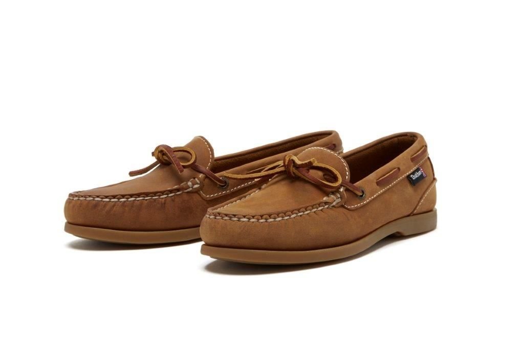 Chaussures Bateau Olivia Pour Femme - Cuir Nubuck Et Confort Maxi !