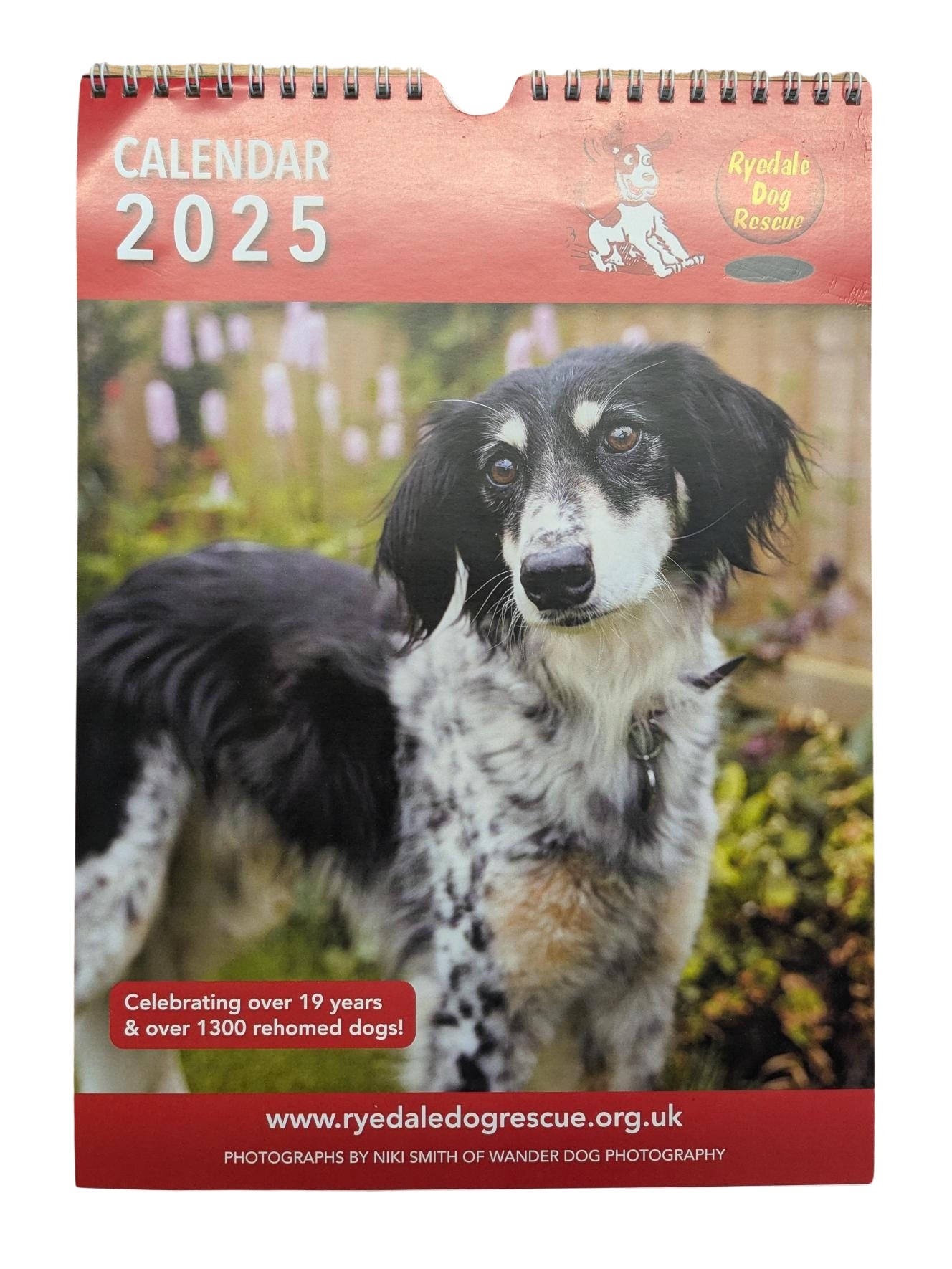 Ryedale Dog Rescue Charity 2025 Calendar BATA Ltd