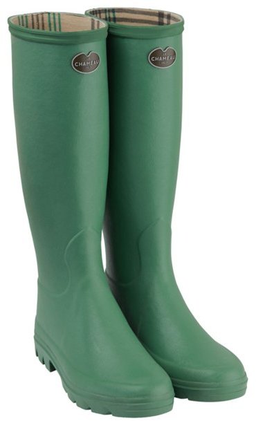 le chameau iris jersey lined women's wellington boots