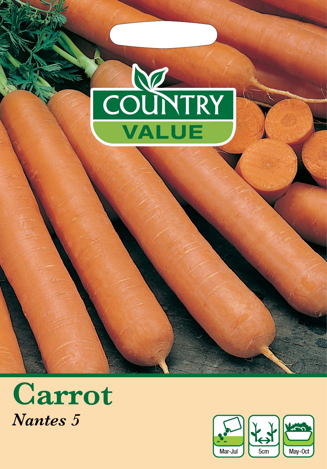 Carrot Nantes 5 C V Seeds BATA Ltd