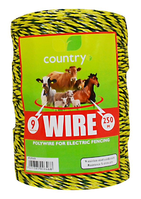 Country UF 9 Strand Polywire - 250mm - BATA Ltd