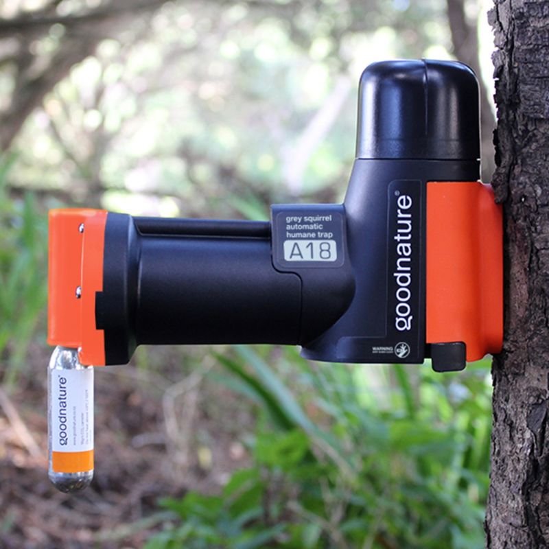 thumbnail image 2 of A18 Grey Squirrel Trapping Kit With CO2 - Humane Automatic Trap With Digital Counter 2 of 9