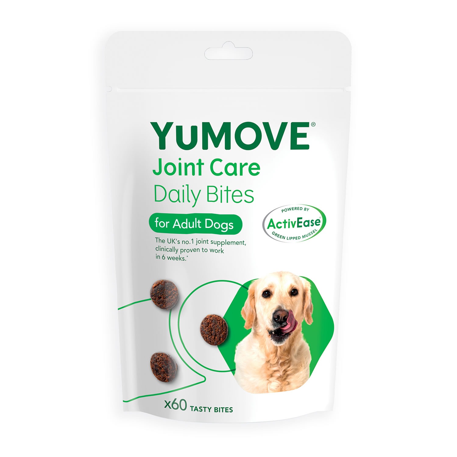 Yumove Joint Care Daily Bites For Adult Dogs - 60 Bites - BATA Ltd