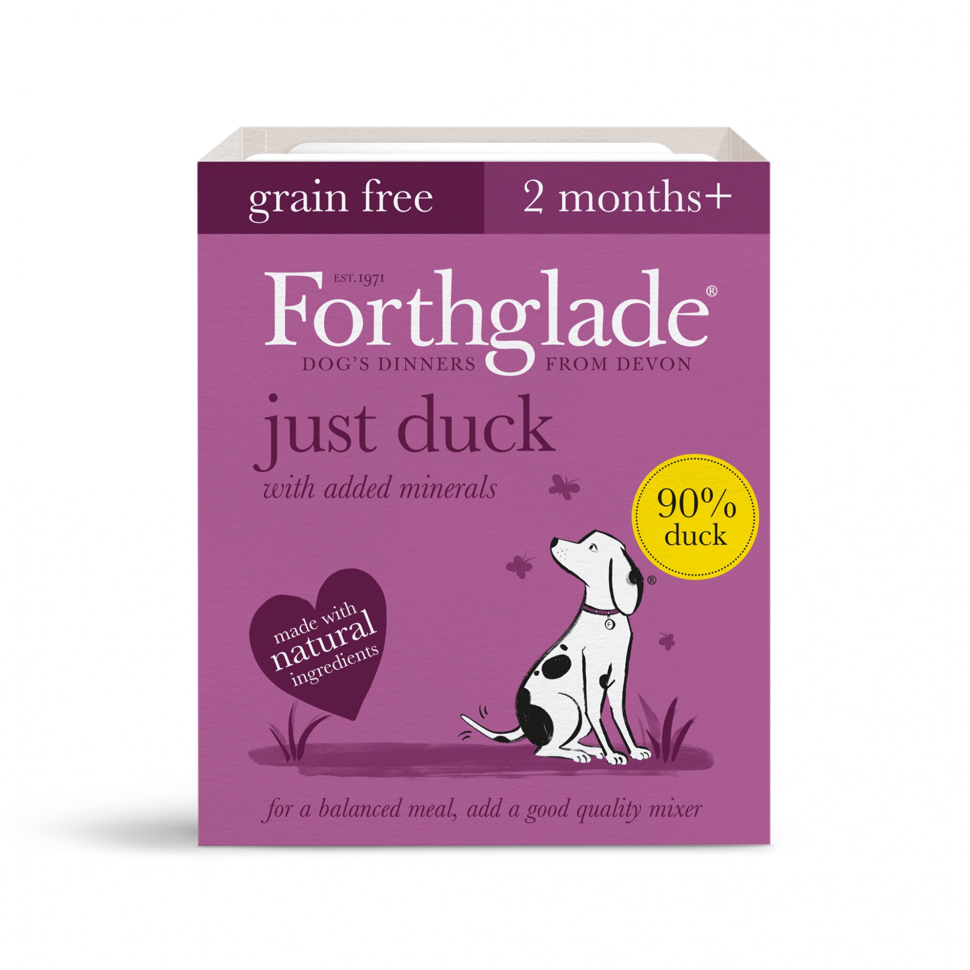 Forthglade Adult Grain Free Dog Tray - 395g - BATA Ltd