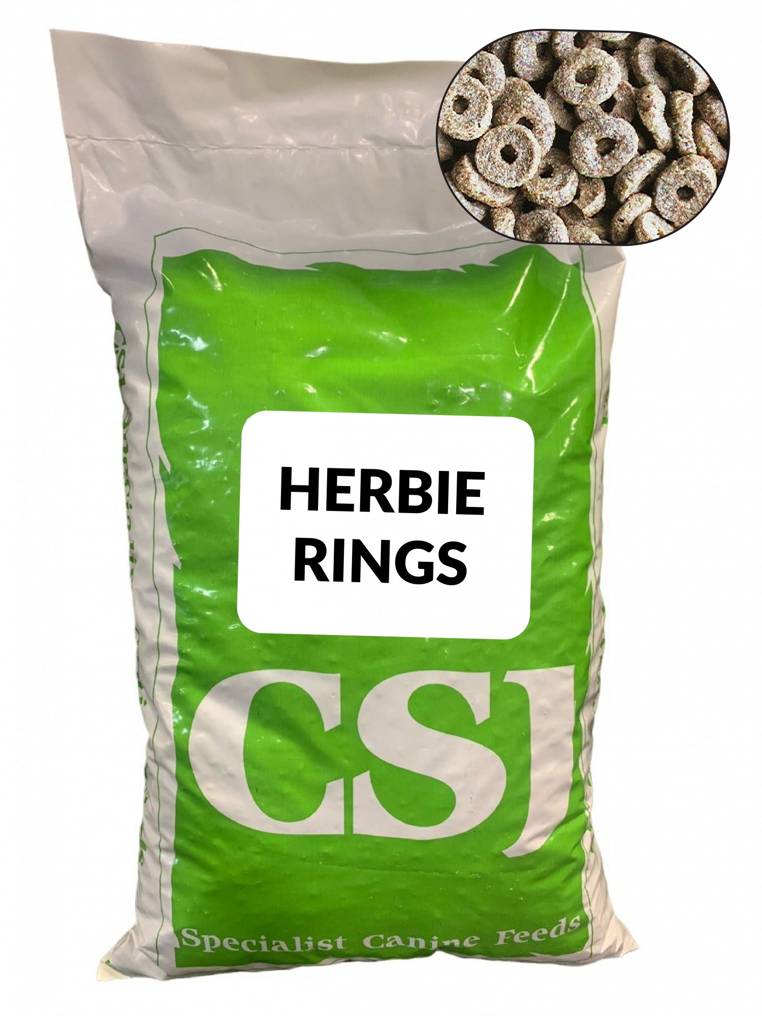 CSJ K9 Herbie Rings Dog Food 15kg BATA Ltd