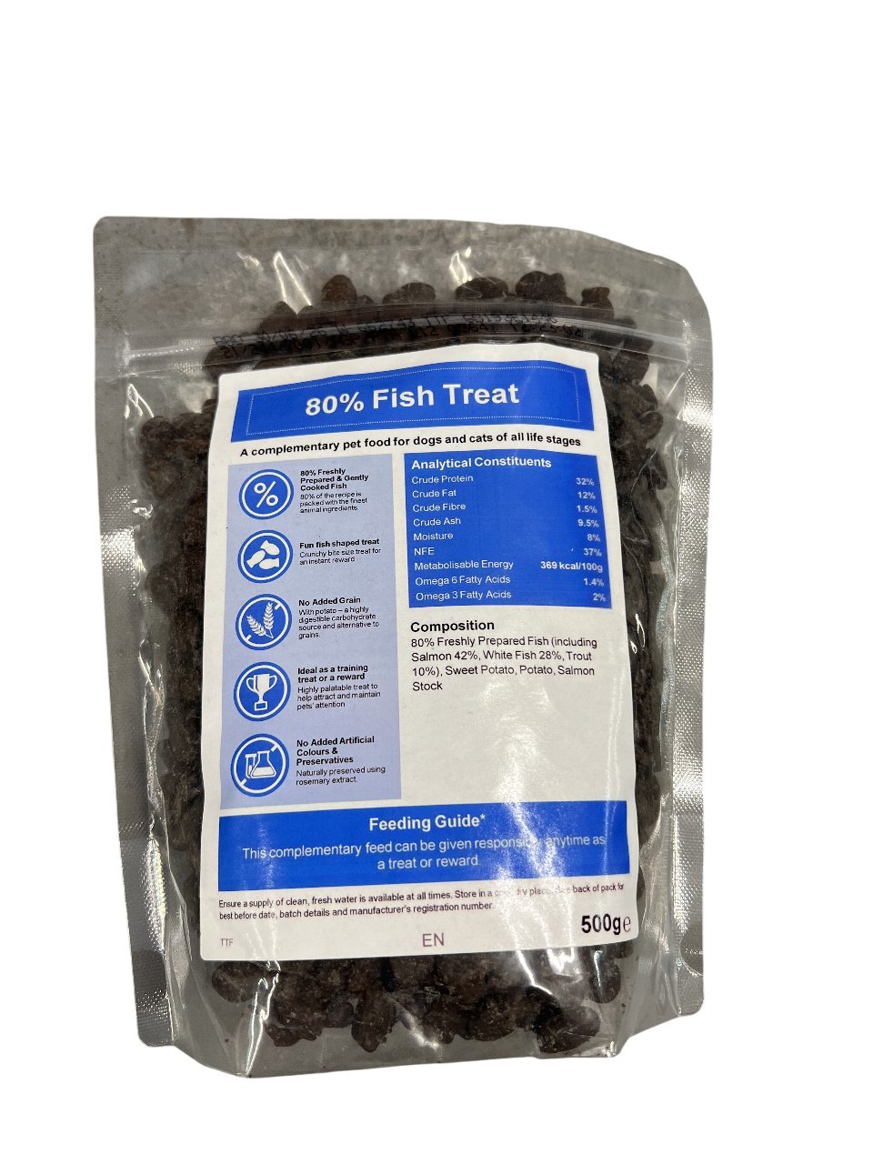 BATA Grainfree 80% Dog & Cat Treat - 500g - BATA Ltd