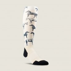 Ariat Adult Ariattek Slim Printed Sock Ariat Adult Ariattek Slim Printed Sock