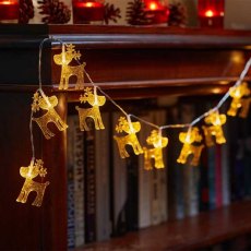 TK Sparkle Deer String Lights - Set Of 20 TK Sparkle Deer String Lights - Set Of 20
