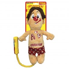 Hasbro Dog Toy - Operation Cavity Sam Squeak & Crunch With Rope Hasbro Dog Toy - Operation Cavity Sam Squeak & Crunch With Rope