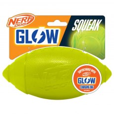 Nerf Dog TPR Ultra Glow Classic Squeak Football Nerf Dog TPR Ultra Glow Classic Squeak Football