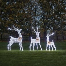 TK GlitterTwist Silver Reindeer - 115cm