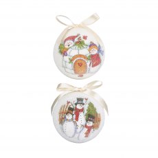 Premier Decoupage Baubles 14pc - 75mm Premier Decoupage Baubles 14pc - 75mm