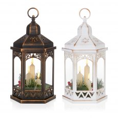 Premier Hexagonal Lantern - 33cm Premier Hexagonal Lantern - 33cm