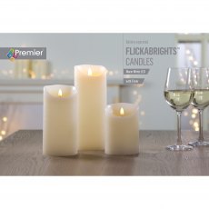 Premier Flickabright Candle - 23cm Premier Flickabright Candle - 23cm