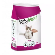 Kittyfriend Pink Cat Litter - 30L