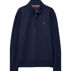 Crew Clothing Pique Half Zip Sweat