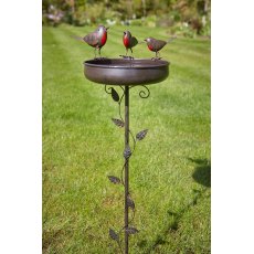 Tom Chambers Trio Of Robins Bird Bath Tom Chambers Trio Of Robins Bird Bath