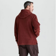 RIDGELINE MENS BALLISTIC FLEECE HOODIE , Oxblood