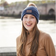 RIDGELINE HERITAGE FINE KNIT BOBBLE HAT