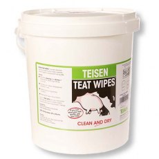 Teisen Teat Wipes Bucket Disinfect & Dry - 600pk Teisen Teat Wipes Bucket Disinfect & Dry - 600pk
