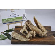 Cotswolds Raw Lambs Ears With Fur - 150g