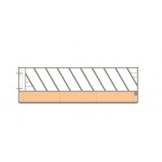 IAE Diagonal Feed Fence Timber Base Gate Unit 14'7 IAE Diagonal Feed Fence Timber Base Gate Unit 14'7