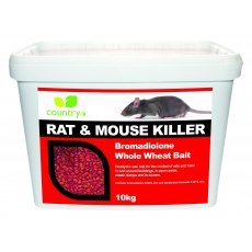 Country Bromadiolone Whole Wheat Bait-bags - 10kg Country Bromadiolone Whole Wheat Bait-bags - 10kg