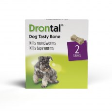 Drontal Tasty Bone - 2 Tablets Drontal Tasty Bone - 2 Tablets
