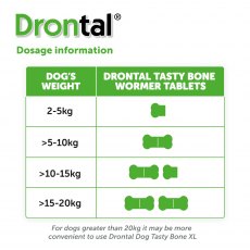 Drontal Tasty Bone - 2 Tablets