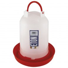 Plastic Poultry Drinker Red/green Base