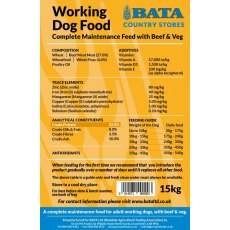 BATA Working Dog Food - 15kg